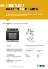 Product informatie ETNA oven rvs inbouw OM370RVS