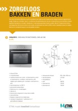 Product informatie ETNA oven rvs inbouw OM865RVS
