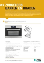 Product informatie ETNA oven rvs inbouw OM948RVS