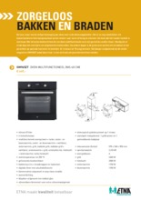 Product informatie ETNA oven zwart inbouw OM965ZT