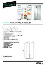 Product informatie ETNA side-by-side koelkast AKV1178RVS
