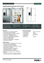 Product informatie ETNA side-by-side koelkast rvs AKV378IRVS