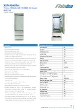 Product informatie FHIABA side-by-side koel-vries X-PRO XS7490HST