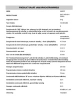 Product informatie INDESIT droger condens IDCE G45X B H PS(NL)