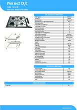 Product informatie INDESIT kookplaat inbouw PAA 642 IX/I