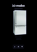 Product informatie IOMABE Amerikaanse koelkast rvs ICO19JSPR 80