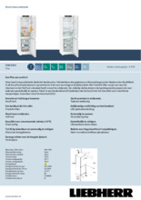Product informatie LIEBHERR koelkast CNd 5223-20