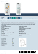 Product informatie LIEBHERR koelkast CNd 5704-20