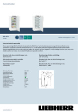 Product informatie LIEBHERR koelkast RBa 4250-20