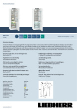 Product informatie LIEBHERR koelkast RBd 5250-20