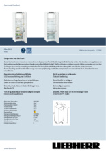 Product informatie LIEBHERR koelkast RBe 5221-20