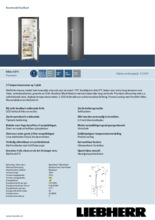 Product informatie LIEBHERR koelkast blacksteel KBbs4374-21