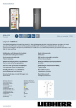 Product informatie LIEBHERR koelkast blacksteel SKBbs4370-21