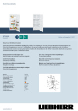 Product informatie LIEBHERR koelkast inbouw ICTS2231-21