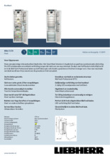 Product informatie LIEBHERR koelkast inbouw IRBci 5170-20
