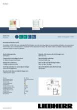 Product informatie LIEBHERR koelkast onderbouw SUIB1550-21
