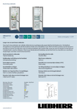 Product informatie LIEBHERR koelkast rvs-look CBNsfd 5723-20