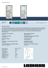 Product informatie LIEBHERR koelkast rvs-look CNsfd 5203-20