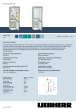 Product informatie LIEBHERR koelkast rvs-look CNsfd 5703-20
