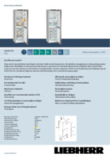 Product informatie LIEBHERR koelkast rvs-look CNsfd 573i-20