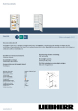 Product informatie LIEBHERR koelkast rvs-look CUel 2331-22