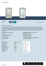Product informatie LIEBHERR koelkast rvs-look Rsff 4600-20