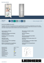 Product informatie LIEBHERR koelkast rvs CNef5735-21