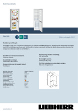 Product informatie LIEBHERR koelkast rvs CUef3331-22
