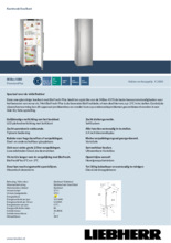Product informatie LIEBHERR koelkast rvs SKBes4380-21