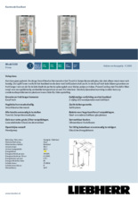Product informatie LIEBHERR koelkast rvs SRsdd 5250-20
