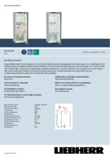 Product informatie LIEBHERR koelkast rvs SRsde 5220-20