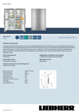 Product informatie LIEBHERR koelkast side-by-side rvs XRCsd 5255-20
