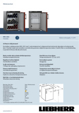 Product informatie LIEBHERR koelkast tafelmodel wijn WKr1811-22