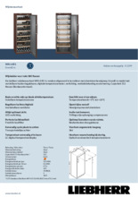 Product informatie LIEBHERR koelkast wijn WKT6451-22