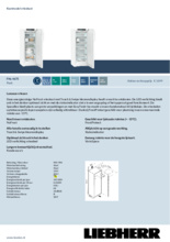 Product informatie LIEBHERR vrieskast FNc 4675-20
