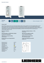 Product informatie LIEBHERR vrieskast FNd 5056-20