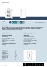 Product informatie LIEBHERR vrieskast GN3835-21
