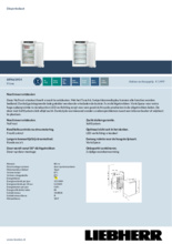 Product informatie LIEBHERR vrieskast inbouw SIFNd 3954-20