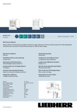 Product informatie LIEBHERR vrieskast onderbouw SUIGN1554-21