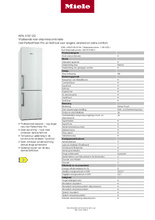 Product informatie MIELE koelkast KFN4797DD ws