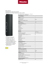 Product informatie MIELE koelkast blacksteel KFN4795DD bb