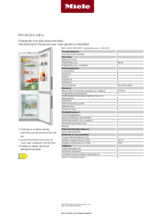 Product informatie MIELE koelkast rvs KFN 28133 D edt-cs