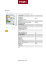 Product informatie MIELE koelkast tafelmodel K12023 S-3