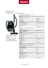 Product informatie MIELE stofzuiger COMPLETE C2 BLACK PEARL POWERL