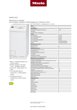 Product informatie MIELE wasmachine bovenlader WW650WCS