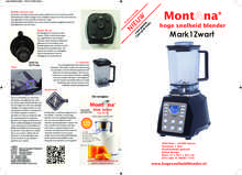 Product informatie MONTANA blender MARK 1 HS