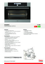 Product informatie PELGRIM combi-stoomoven OVS624RVS