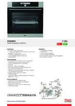 Product informatie PELGRIM combi-stoomoven OVS626RVS