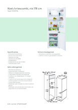 Product informatie PELGRIM koelkast inbouw PCS22178L