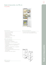 Product informatie PELGRIM koelkast inbouw PCS23178L